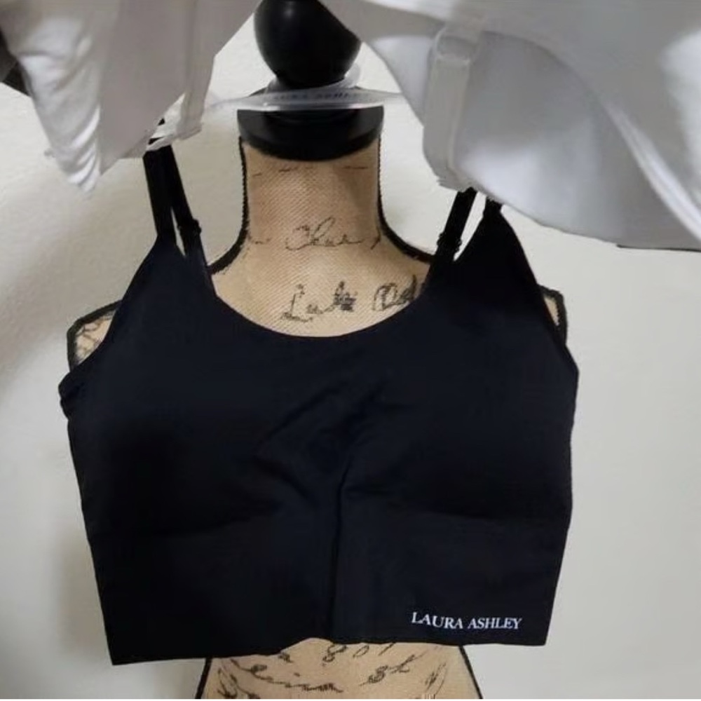 Laura Ashley Elegant Black Top